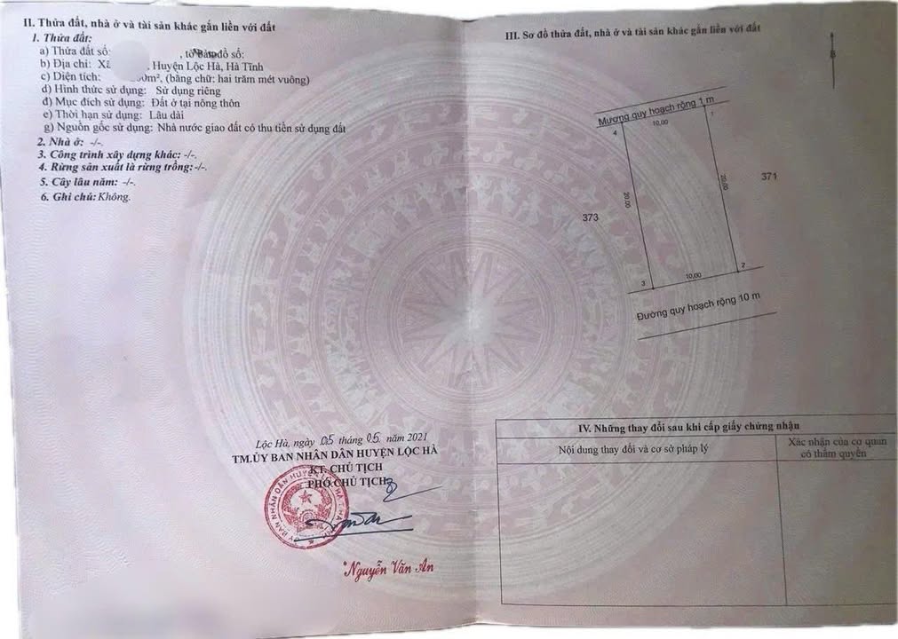 Đất nền đẹp tại phường Trần Phú, Hà Tĩnh 200m² giá chỉ 1 tỷ - Đầu tư sinh lời ngay!