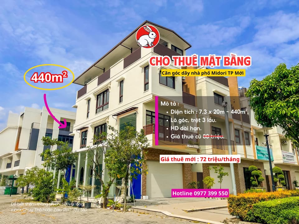 Shophouse cho thuê tại Phú Chánh, Tân Uyên - 440m², giá 72 triệu/tháng - Vị trí đắc địa gần Aeon Mall!