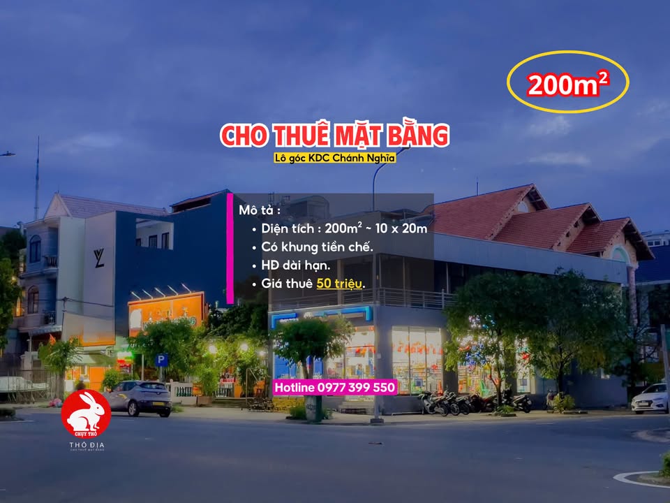 Mặt bằng cho thuê lô góc 200m² tại Chánh Nghĩa, Thủ Dầu Một - Địa điểm lý tưởng cho kinh doanh