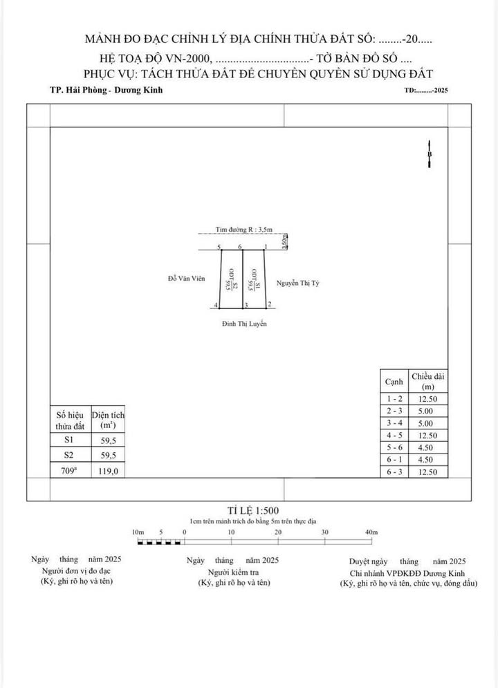 Đất nền Xóm Trại Trà Khê, Hưng Đạo, Hải Phòng 59m² giá chỉ 2.5 tỷ - Đường ô tô tránh nhau!