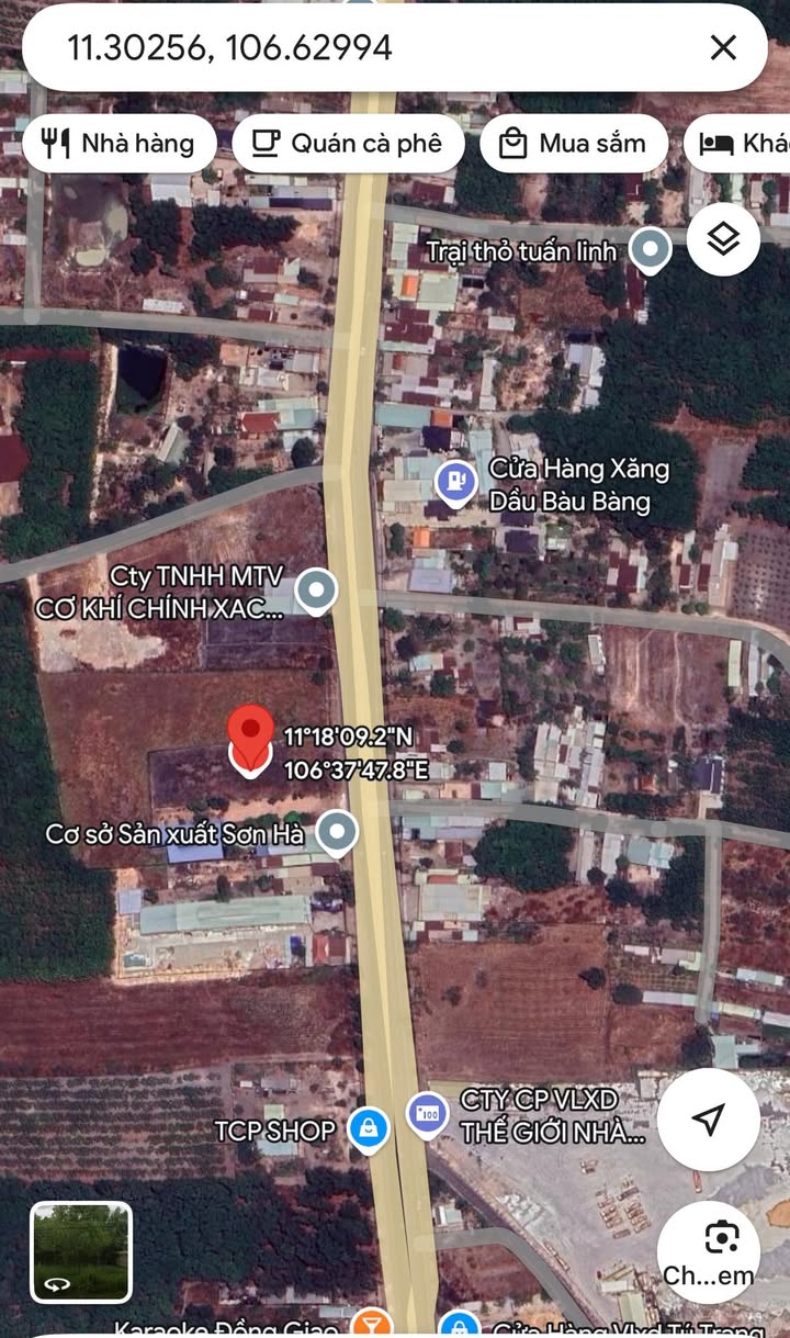 Đất mặt tiền Quốc lộ 13, Lai Uyên, 3136m² giá 18 tỷ - Cơ hội đầu tư tuyệt vời!