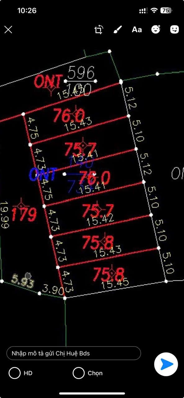 Đất thổ cư Quế Võ 76m² giá 2 tỷ - Chính chủ bán nhanh!