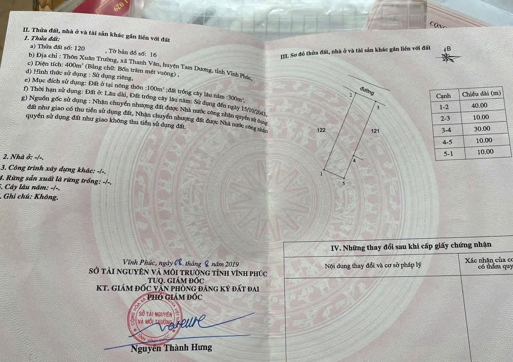 Đất mặt tiền Xuân Trường, Thanh Vân, 400m² giá 3,4 tỷ - Đầu tư sinh lời ngay!