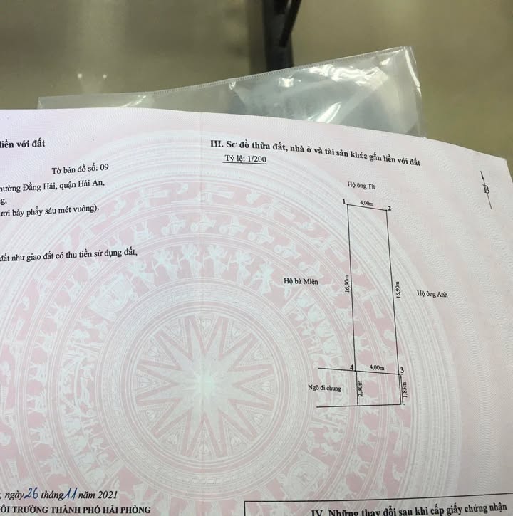Đất nền Đằng Hải, Hải An 68m² giá 30 triệu/m² - Sổ đỏ chính chủ!