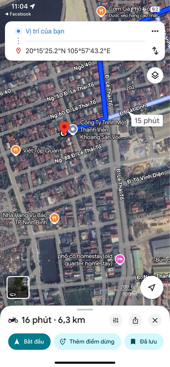 Nhà 3 Tầng Đường Cát Linh Tân Thành 95m² - Chính Chủ Bán Gấp!