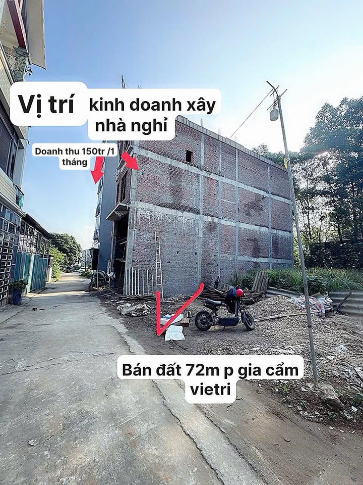 Bán đất Phường Gia Cẩm, Việt Trì 72m² chỉ 2 tỷ - Vị trí đắc địa gần Hồ!