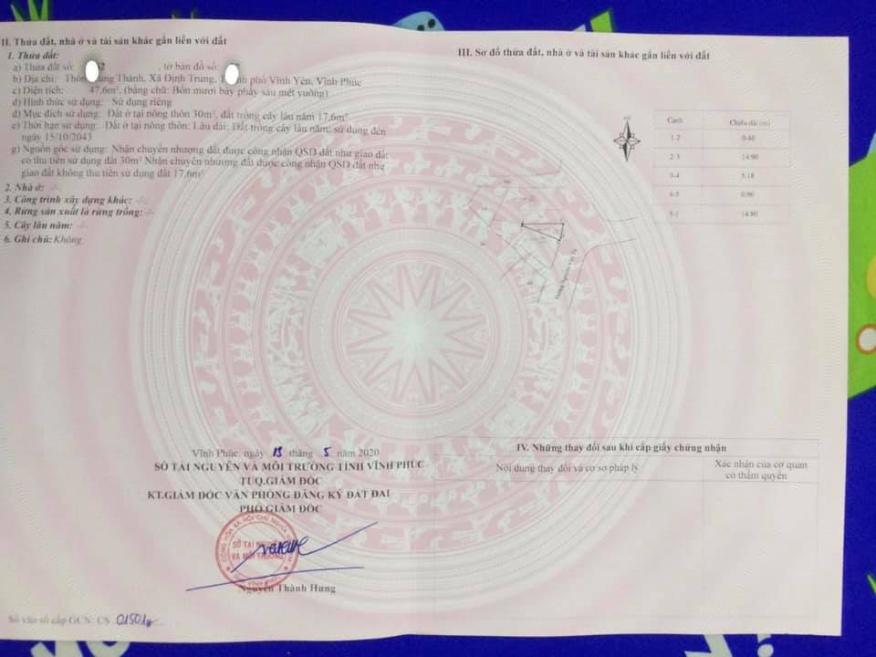 Đất nền Định Trung Vĩnh Yên 61m² giá 24 triệu/m² - Đầu tư sinh lời ngay!