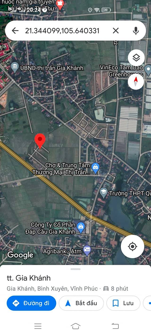 Đất nền phân lô thị trấn Gia Khánh 100m² giá chỉ 995 triệu - Cơ hội đầu tư tuyệt vời!