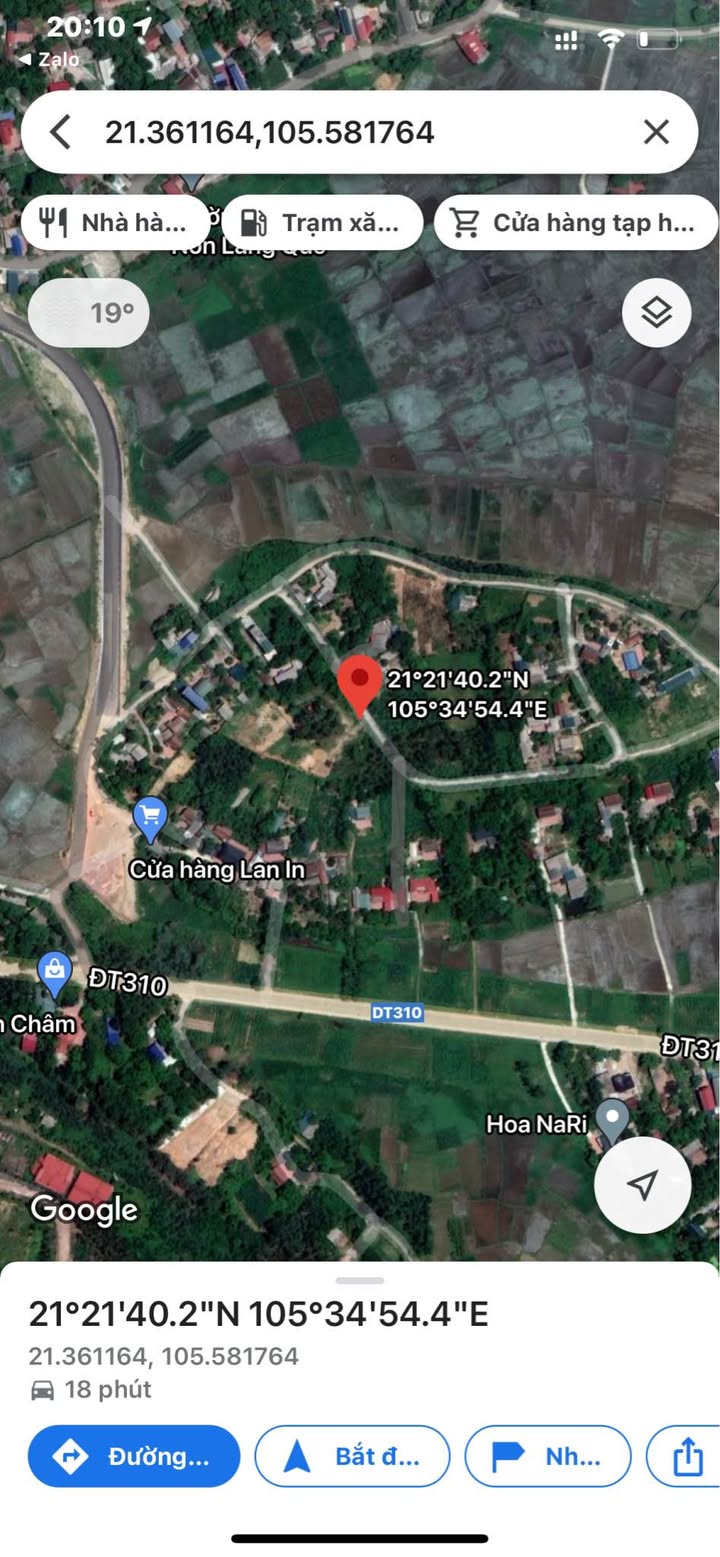 Đất thổ cư 300m² tại Thôn Quế, Hướng Đạo, Tam Dương - Giá chỉ 1.2 triệu/m²