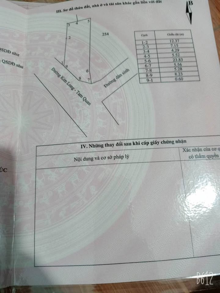 Đất thổ cư Kim Long 252m² giá 1.85 tỷ - Cơ hội đầu tư tuyệt vời!