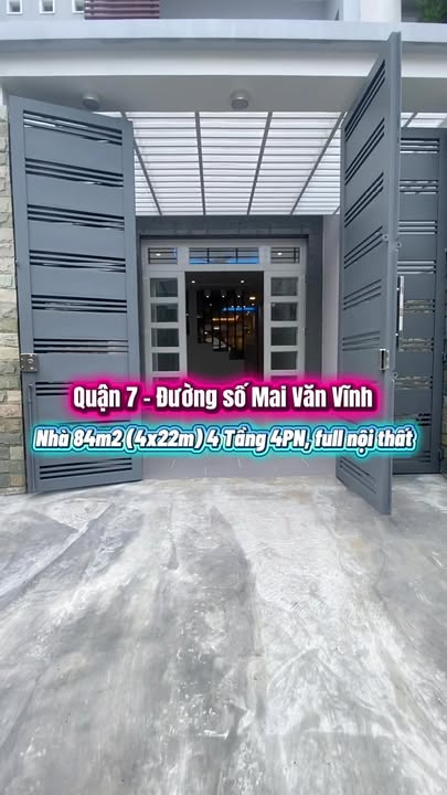 Nhà 4 tầng đẹp tại Quận 7, 84m² giá chỉ 16.99 tỷ - Sẵn sàng vào ở ngay!