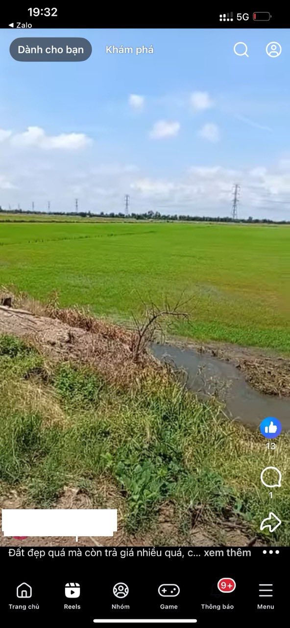 Đất nền Tân Long, Thủ Thừa 13,500m² giá 792 triệu - Cơ hội đầu tư tuyệt vời!