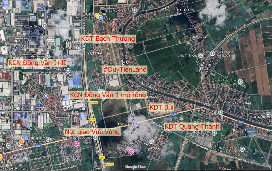 Đất nền Khu đô thị Phố Bùi – Yên Bắc, Duy Tiên 21,5ha - Tiềm năng đầu tư lớn!