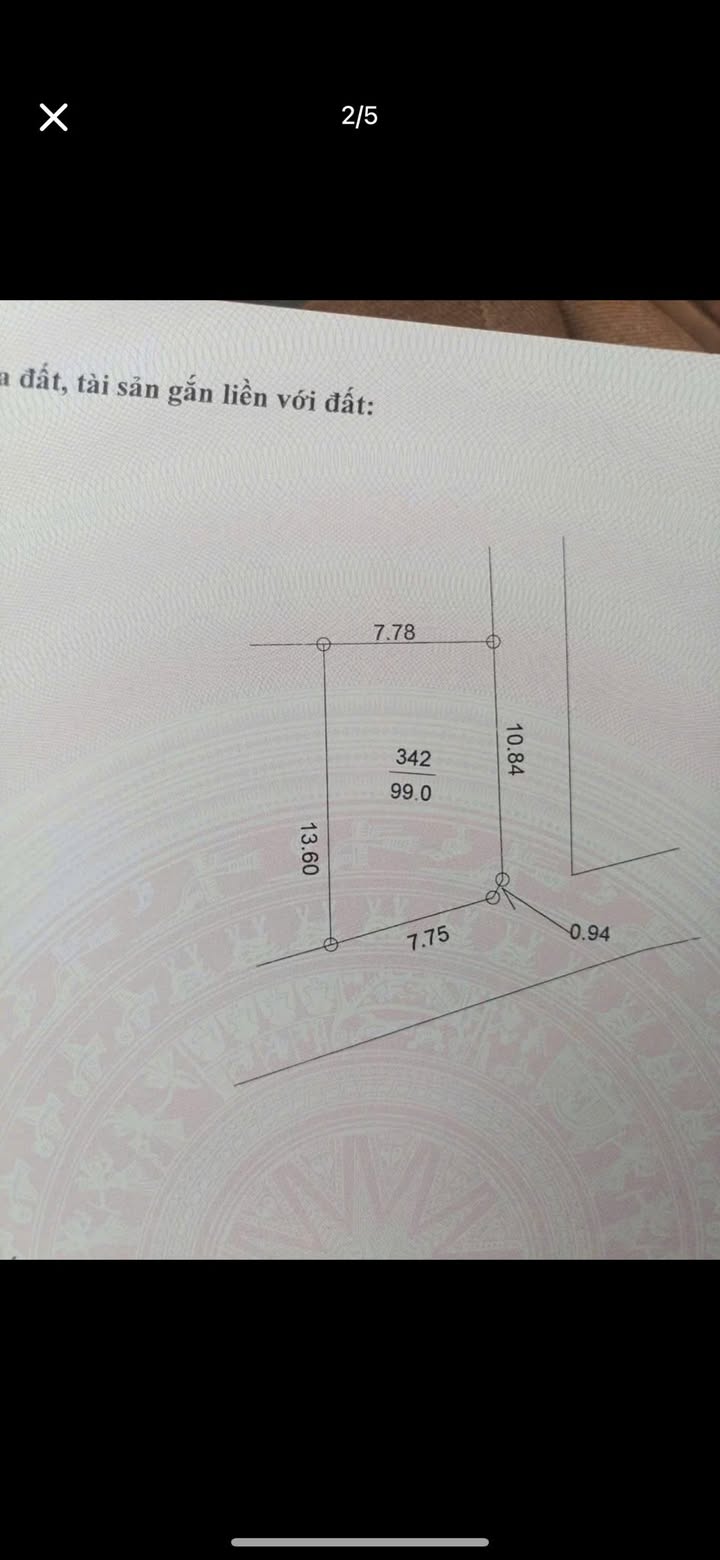 Đất nền thôn Gò Mái, xã Hợp Tiến, 99m² giá 1 tỷ - Lô góc thuận tiện đầu tư!