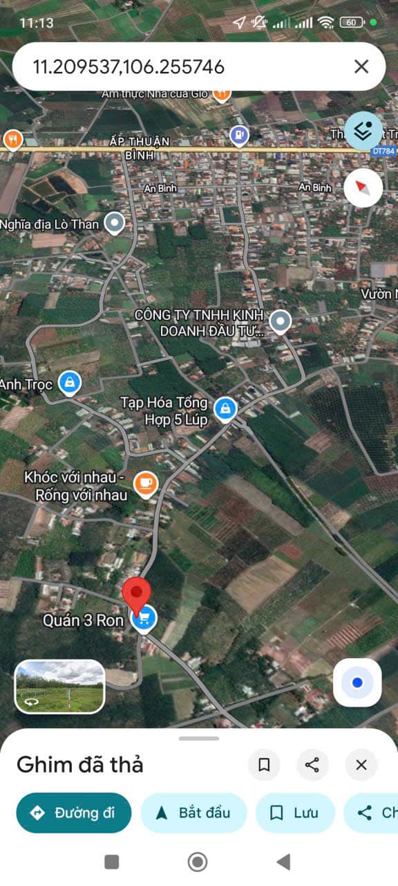 Đất Phân Lô Thạnh Đức Gò Dầu 980m² Giá Chỉ 1 Tỷ - Mặt Tiền Nhựa Đẹp