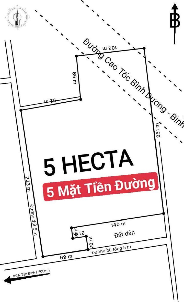 Đất Phước Hòa 5 Hecta giá 60 tỷ - Mặt tiền kinh doanh đắc địa!