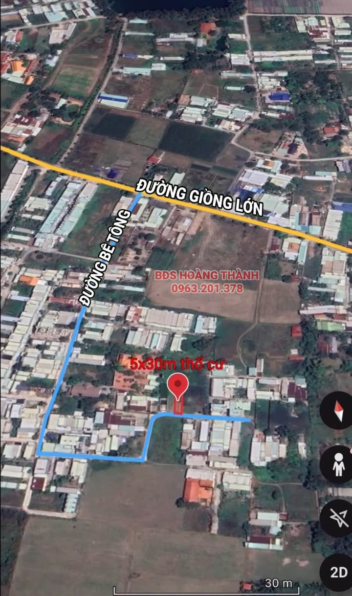 Đất thổ cư 150m² Mỹ Hạnh Nam chỉ 1.65 tỷ - Sổ hồng chính chủ!