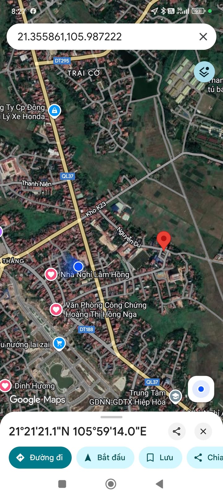 Đất thổ cư đường Nguyễn Du, Thị trấn Thắng, 60m² chỉ 1 tỷ - Đầu tư sinh lời ngay!