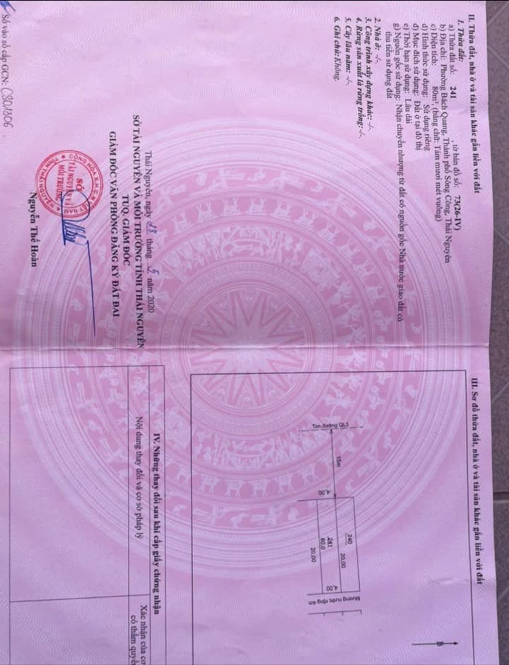 Đất mặt tiền QL3 Sông Công 160m² giá thương lượng - Cơ hội đầu tư tuyệt vời!