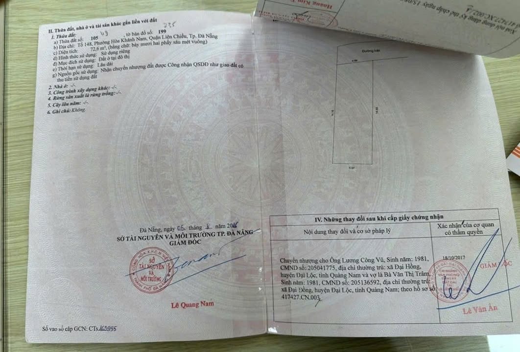 Nhà riêng Hòa Khánh Đà Nẵng 72m² giá 2.55 tỷ - Ô tô vào tận nơi!