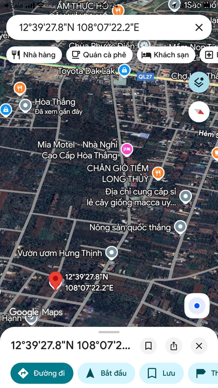 Đất thổ cư Hòa Thắng 531m² giá 2.6 tỷ - Nơi lý tưởng cho nhà vườn!