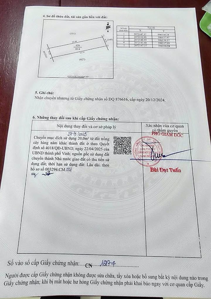 Đất Vinh Hưng 95.8m² giá 2 tỷ - Đường ô tô tránh nhau, vị trí đẹp!