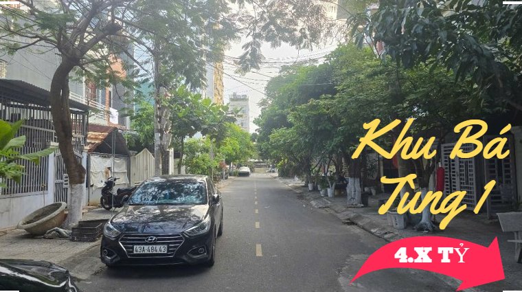 Lô đất đẹp tại Khu Bá Tùng, Đà Nẵng 100m² giá chỉ 4 tỷ - Cơ hội đầu tư tuyệt vời!