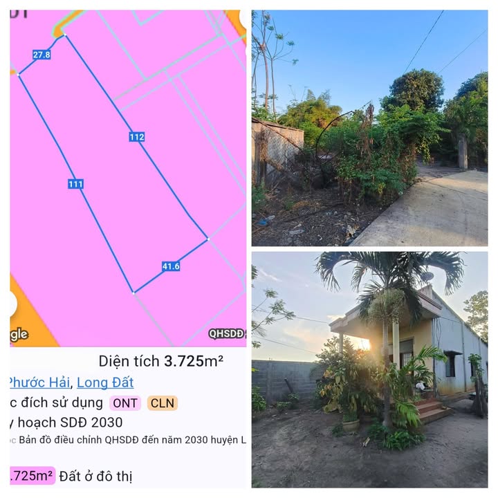 Đất Phước Hải, Long Đất 3725m² giá 7.9 tỷ - Đầu tư sinh lời ngay!