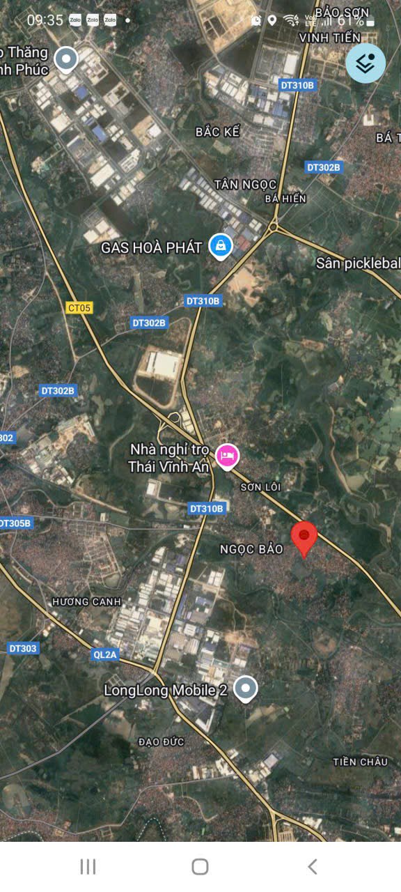 Đất thổ cư 96m² thôn Ái Văn, Bình Xuyên giá 1.1 tỷ - Sổ hồng chính chủ!