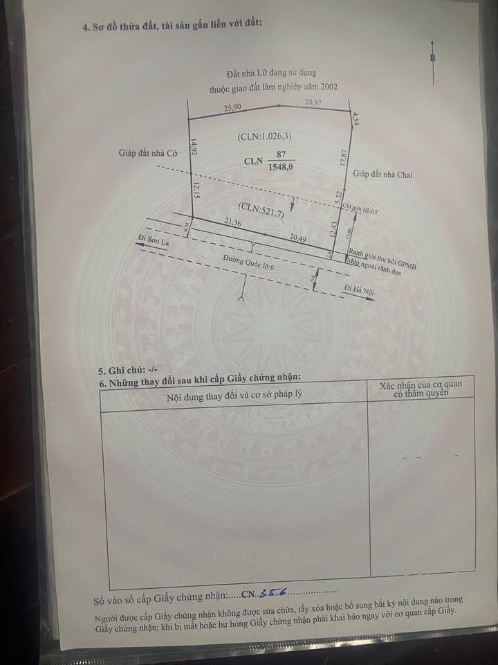 Đất nền Vân Hồ 2000m² giá 1 tỷ - Mặt tiền Quốc lộ 6 thuận lợi!