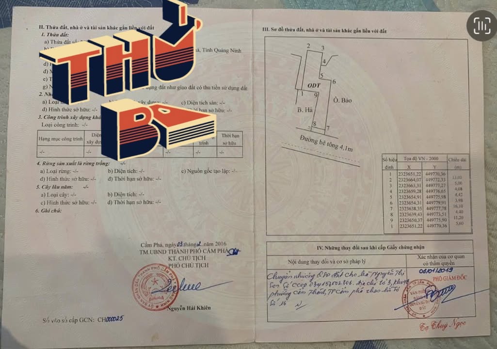 Đất ở Cẩm Trung, Cẩm Phả 130m² giá 2 tỷ - Đầu tư sinh lời ngay!