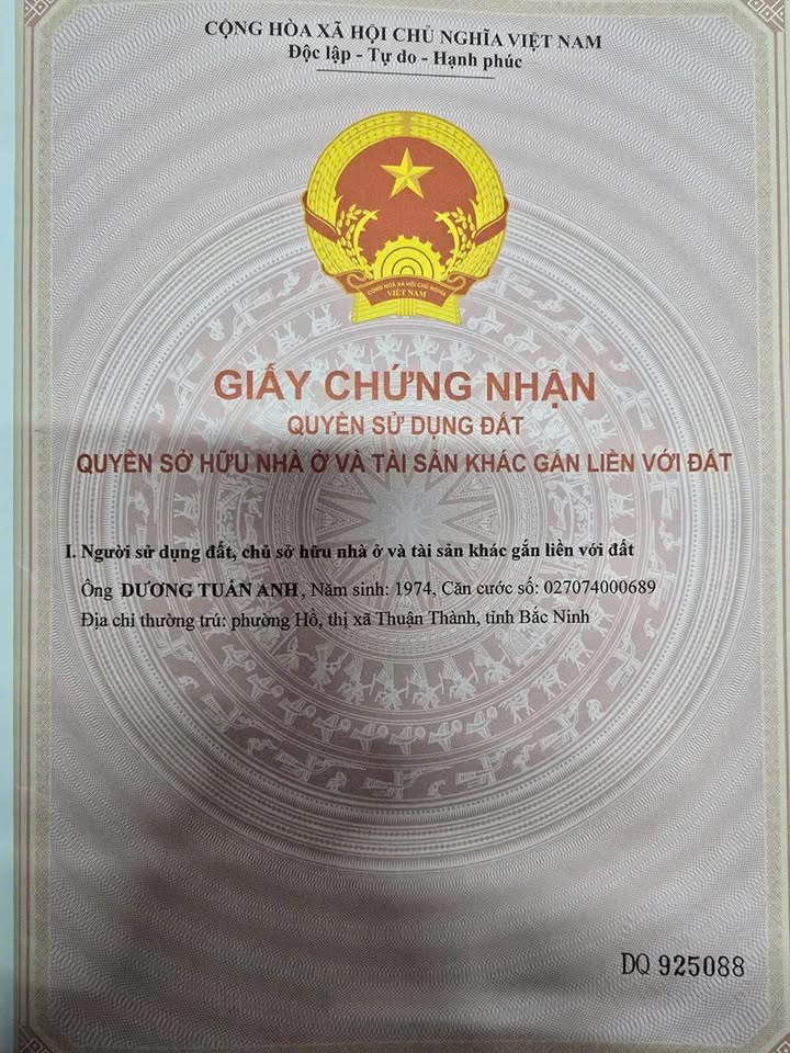 Đất nền Hòa Long Bắc Ninh 78,5m² giá 3 tỷ - Vị trí đắc địa gần đường DT286!