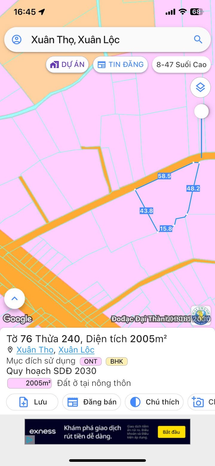 Đất thổ cư Xuân Thọ 300m² giá thỏa thuận - Cơ hội đầu tư sinh lời!