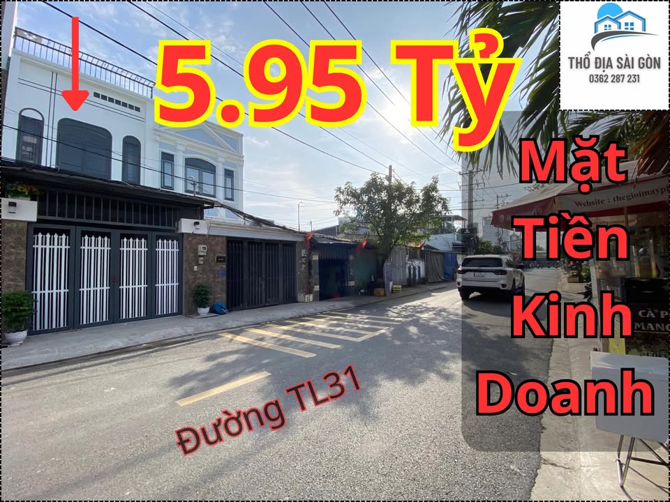 Nhà mặt tiền đường TL 31 Quận 12 diện tích 58m² - Ô tô vào tận nhà!