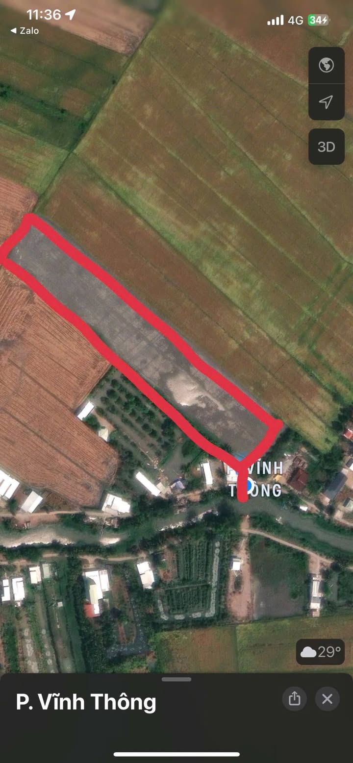 Đất nền đầu tư giá tốt tại Rạch Giá - 10 công đất mặt tiền đường Phan Văn Hớn