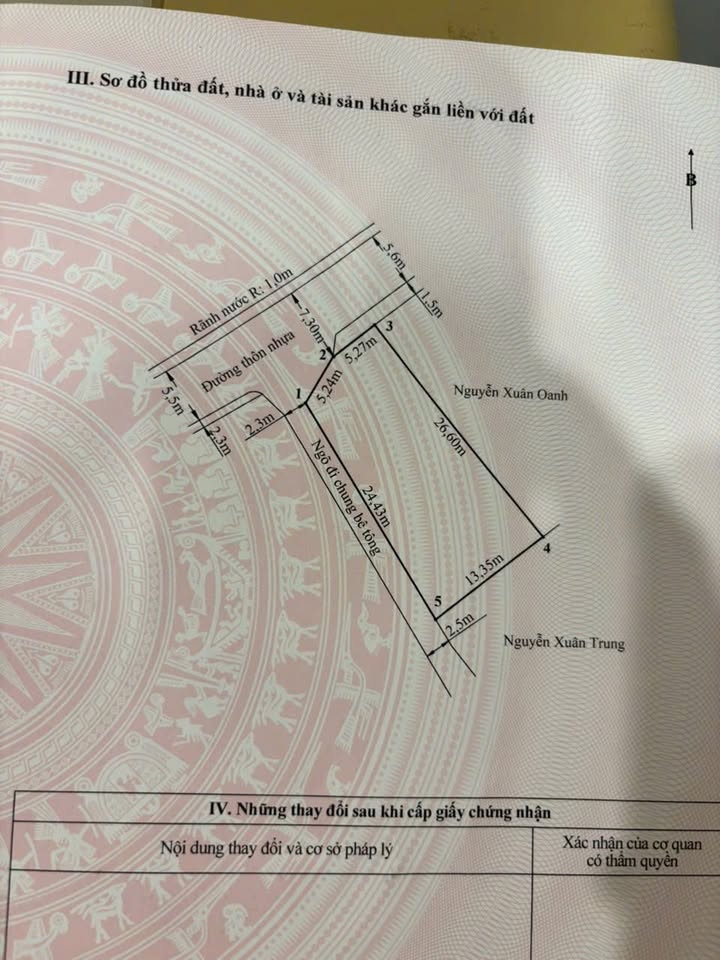 Đất lô góc Hòa Bình, Thủy Nguyên 302,8m² giá 8,5 tỷ - Tiềm năng tăng giá mạnh!