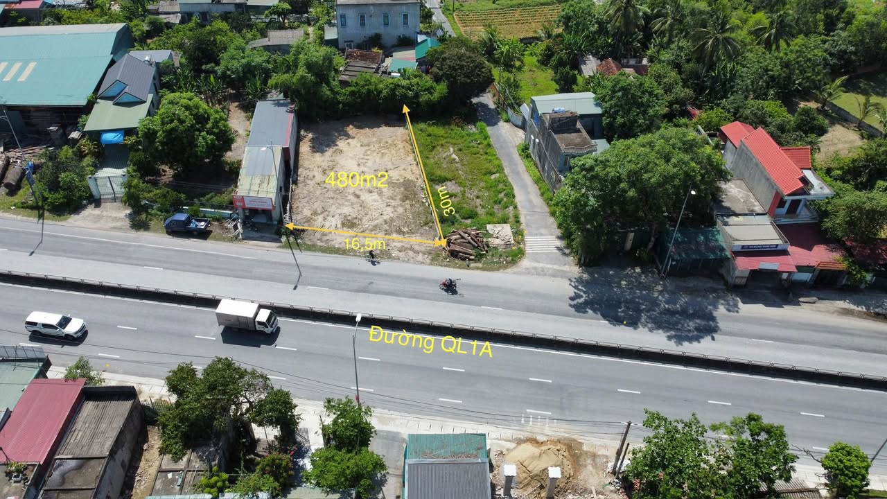 Đất nền thương mại Quốc Lộ 1A Ninh Hải 1650m² - Cơ hội đầu tư tuyệt vời!