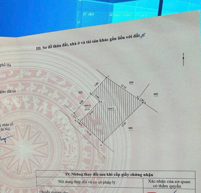 Đất nền Dương Nội, Hà Đông 31m² giá chỉ 3 tỷ - Vị trí đắc địa gần Gleximco!