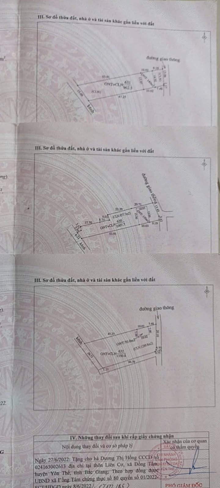 Đất nền thổ cư tại Đồng Tâm, Yên Thế 1350m² - Giá tốt, sổ đỏ chính chủ!