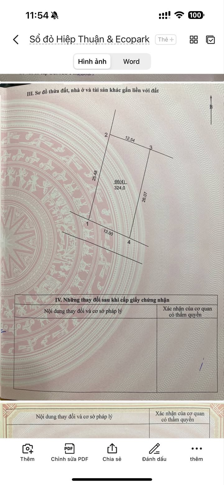 Đất Hiệp Thuận, Phúc Thọ 380m² giá chỉ 4.3 triệu/m² - Sổ đỏ chính chủ, đầu tư sinh lời!