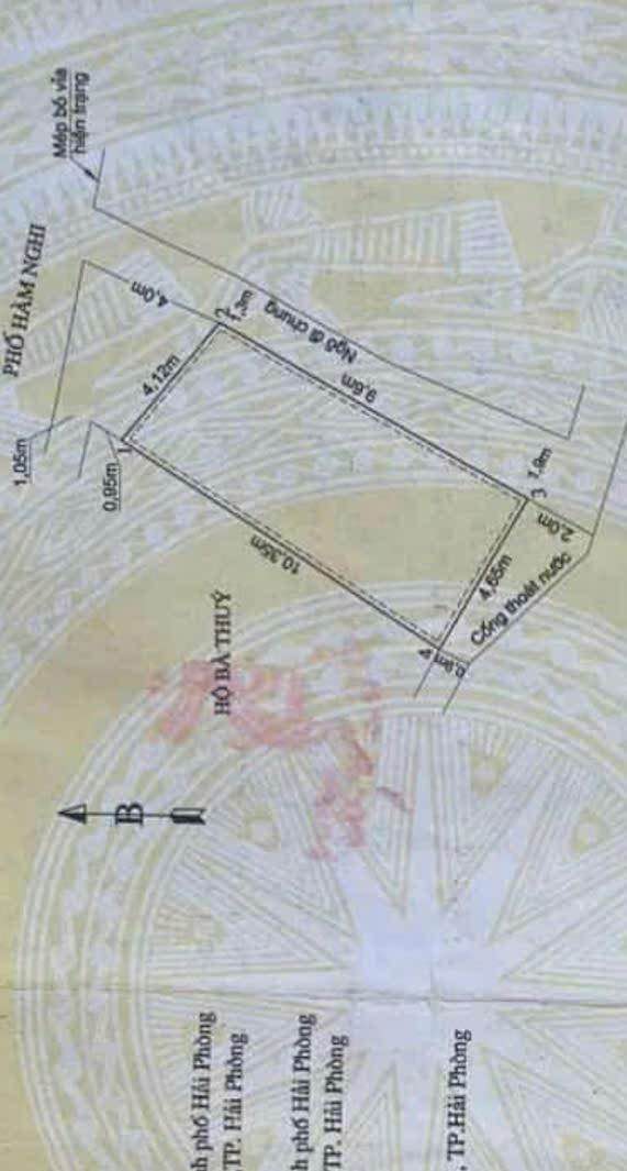 Nhà bán chính chủ đường Hàm Nghi, Hồng Bàng, Hải Phòng - 43m² giá 5,1 tỷ có thương lượng!