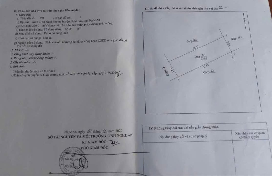 Đất nền 220m² phường Vinh Lộc, TP Vinh chỉ 2.42 tỷ - Đầu tư sinh lời ngay!