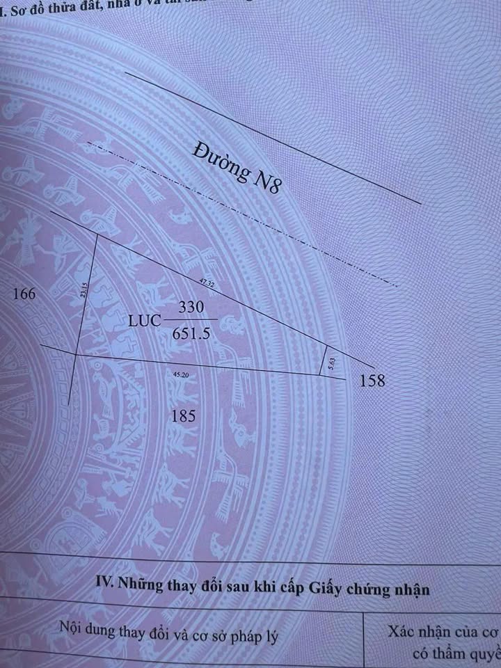 Đất nền 651m² Hòa Phú, Trảng Bàng, Tây Ninh giá 2.5 tỷ - Mặt tiền đường N8 rộng rãi!