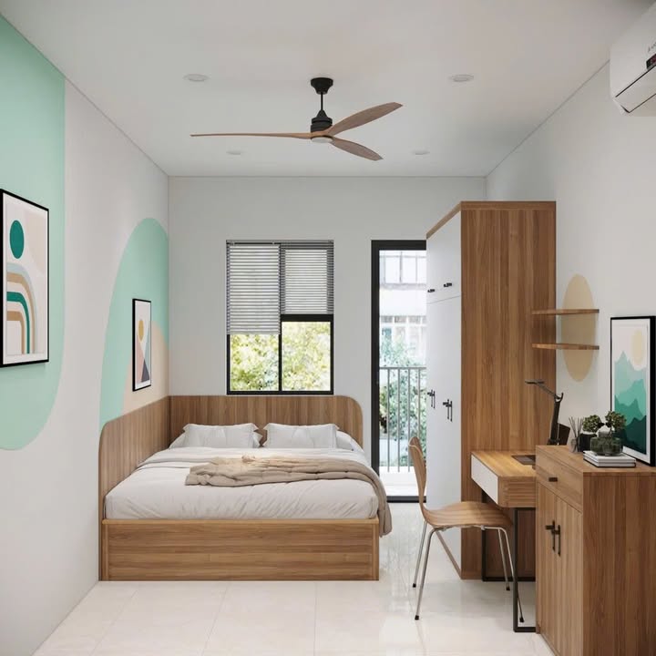 Phòng cho thuê tại 136 Đường Cầu Diễn, Phúc Diễn - Full đồ, ban công thoáng mát!