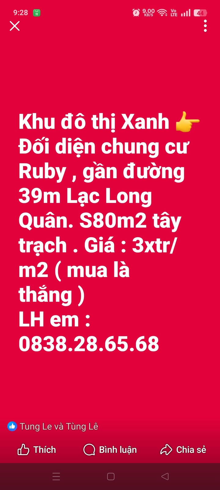 Đất nền Khu đô thị Xanh Thanh Hóa 80m² giá chỉ 2.76 tỷ - Cơ hội đầu tư sinh lời!