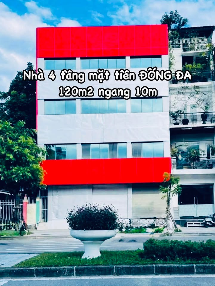 Cho thuê tòa nhà 4 tầng mặt tiền Đống Đa, Đà Nẵng - Vị trí đỉnh cho showroom, spa!