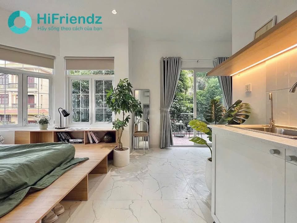 Căn hộ Studio ban công tại Cộng Hòa, Tân Bình - Nội thất cao cấp, giá hợp lý!