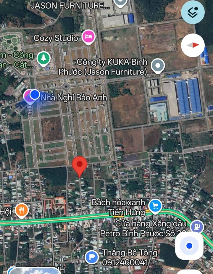 Đất nền Tiến Hưng Đồng Xoài 246m² chỉ 1.5 tỷ - Vị trí đắc địa gần KCN!