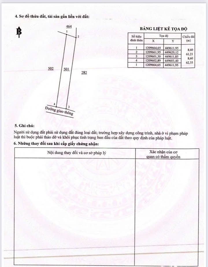 Đất Bảo Vinh Long Khánh 526m² giá 850 triệu - Sổ hồng riêng chính chủ!