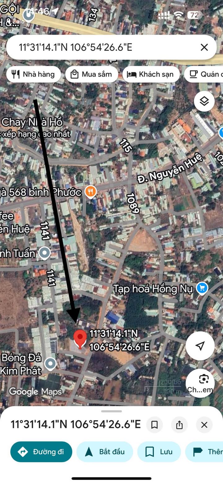 Đất lô góc Tân Xuân, Đồng Xoài 1357m² giá 6 tỷ - Cơ hội đầu tư tuyệt vời!